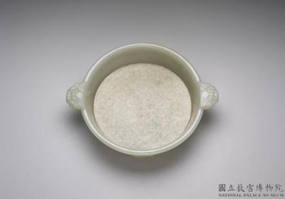 图片[3]-Jade brush washer with handles and characters of “shou (longevity)”, Qing dynasty (1644-1911)-China Archive